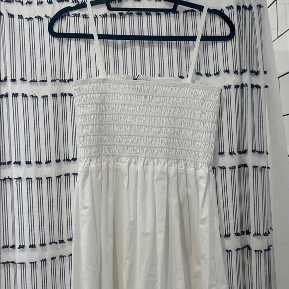 Theory cotton poplin smocked midi dress - new with tags - Picture 7 of 8